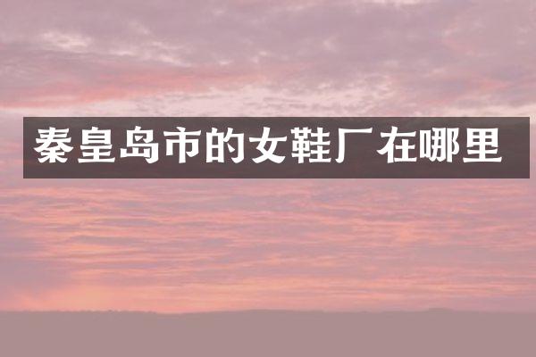 秦皇岛市的女鞋厂在哪里