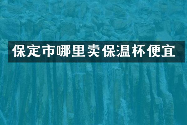 保定市哪里卖保温杯便宜