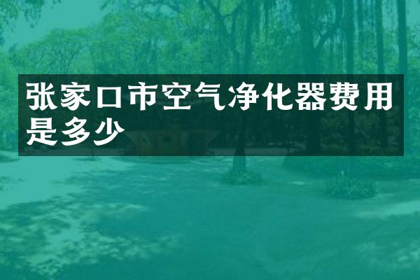 张家口市空气净化器费用是多少