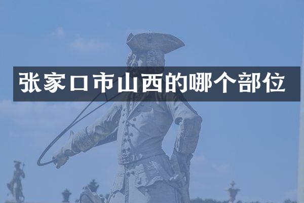 张家口市山西的哪个部位