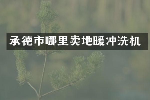 承德市哪里卖地暖冲洗机