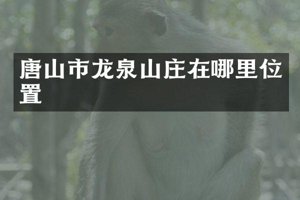 唐山市龙泉山庄在哪里位置