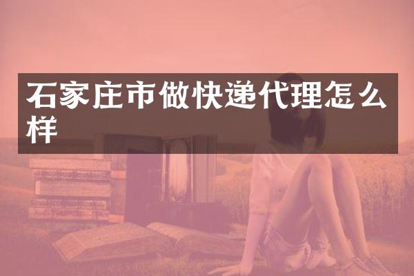 石家庄市做快递代理怎么样