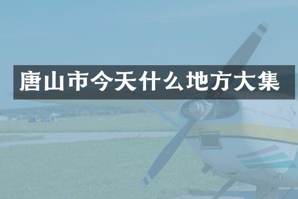 唐山市今天什么地方大集