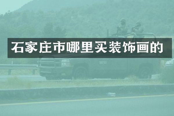 石家庄市哪里买装饰画的