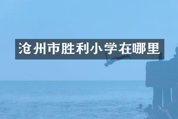 沧州市胜利小学在哪里