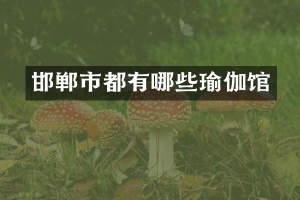 邯郸市都有哪些瑜伽馆