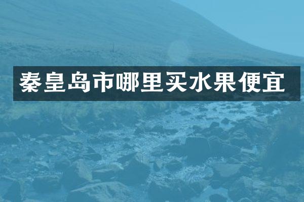 秦皇岛市哪里买水果便宜