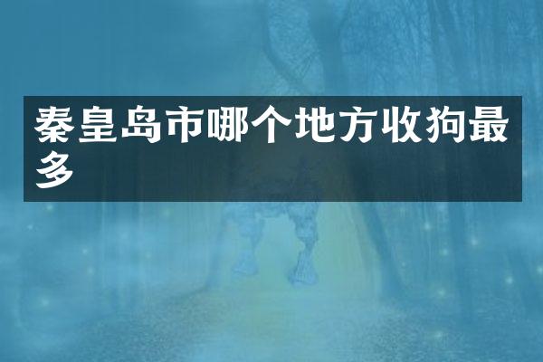 秦皇岛市哪个地方收狗最多