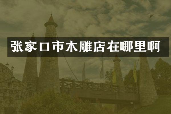 张家口市木雕店在哪里啊
