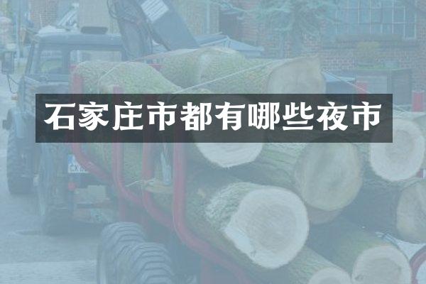 石家庄市都有哪些夜市