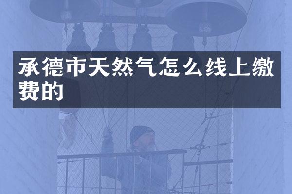 承德市天然气怎么线上缴费的