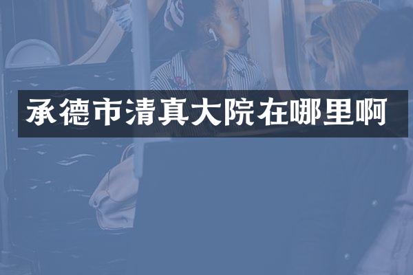 承德市清真大院在哪里啊