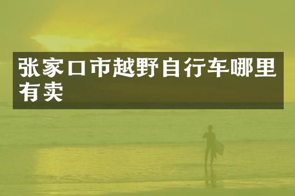 张家口市越野自行车哪里有卖