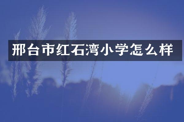 邢台市红石湾小学怎么样