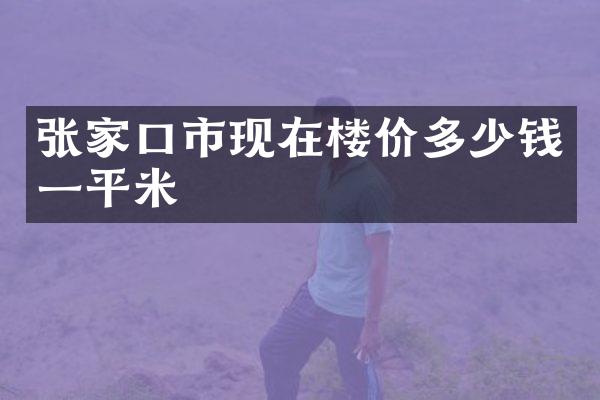 张家口市现在楼价多少钱一平米