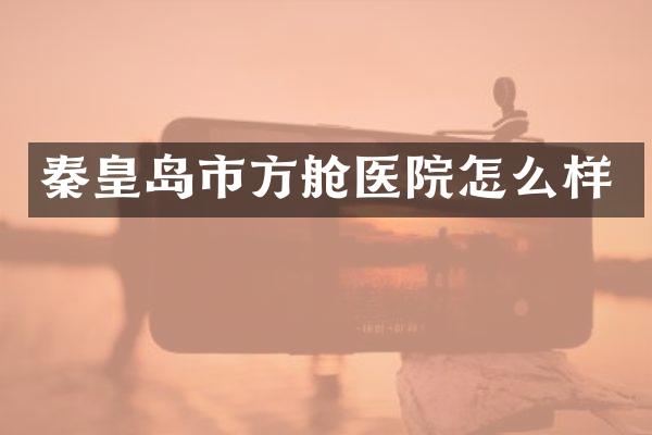 秦皇岛市方舱医院怎么样