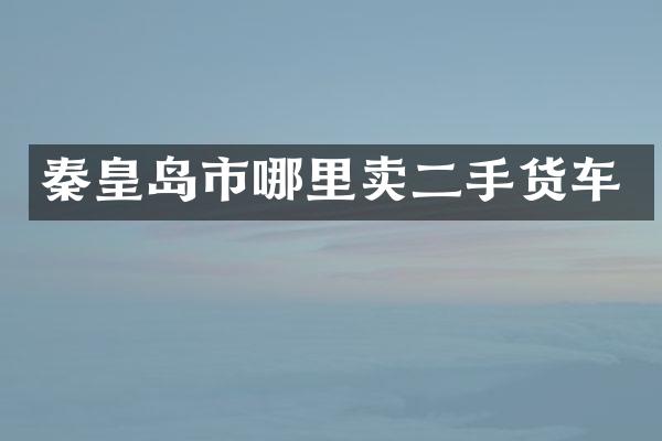 秦皇岛市哪里卖二手货车