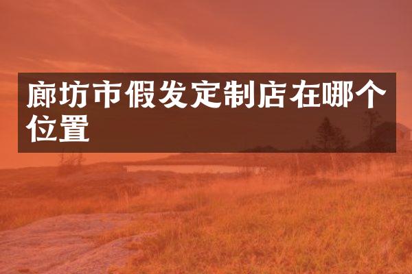 廊坊市假发定制店在哪个位置