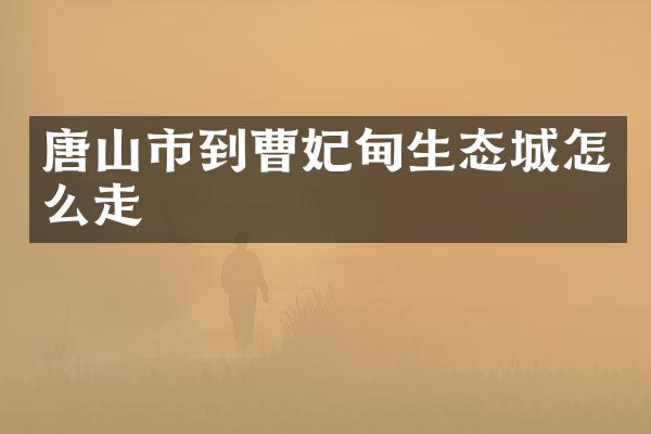 唐山市到曹妃甸生态城怎么走
