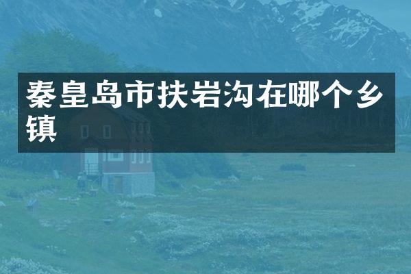 秦皇岛市扶岩沟在哪个乡镇
