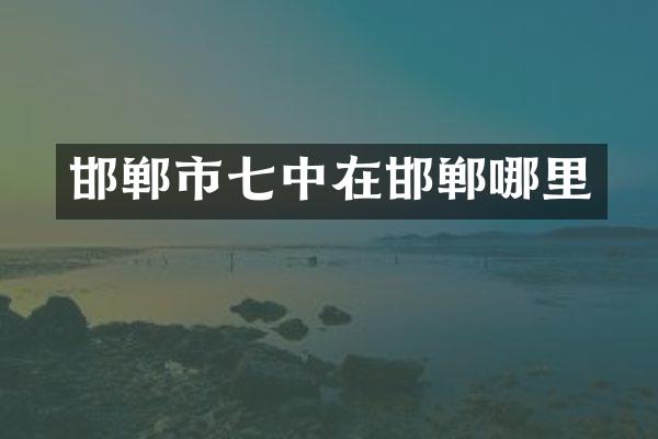 邯郸市七中在邯郸哪里