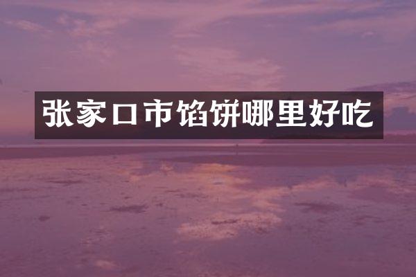 张家口市馅饼哪里好吃