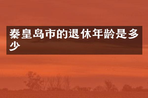 秦皇岛市的退休年龄是多少