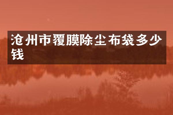 沧州市覆膜除尘布袋多少钱