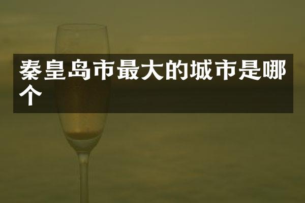 秦皇岛市最大的城市是哪个