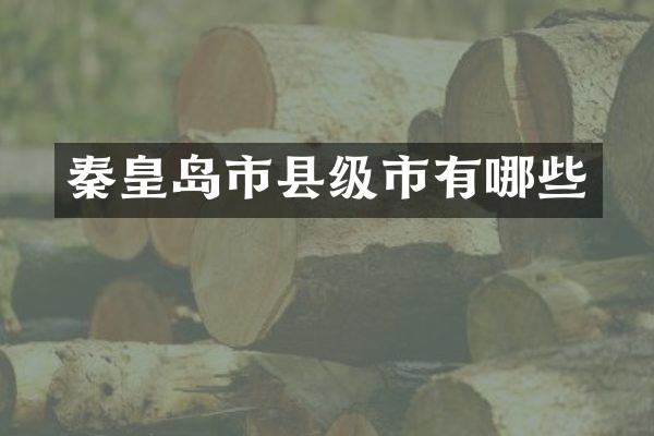 秦皇岛市县级市有哪些