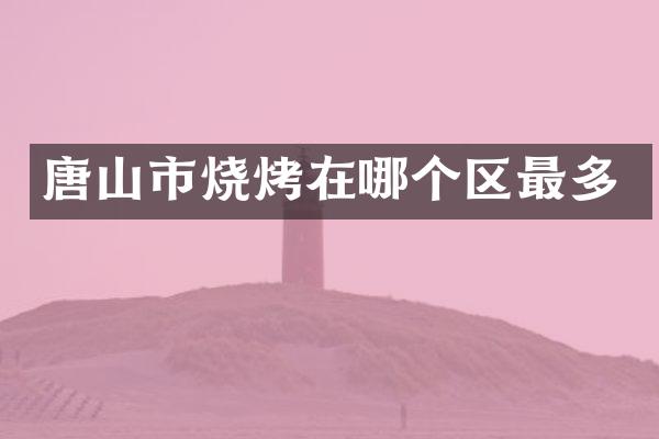 唐山市烧烤在哪个区最多