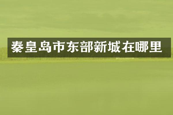 秦皇岛市东部新城在哪里