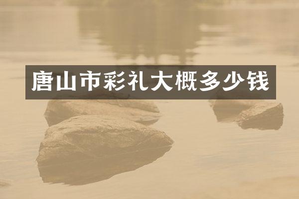 唐山市彩礼大概多少钱