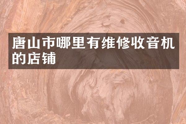 唐山市哪里有维修收音机的店铺