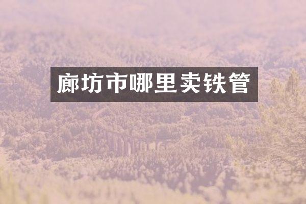 廊坊市哪里卖铁管