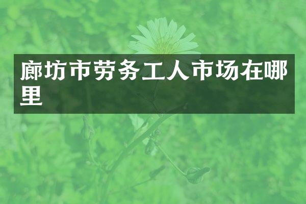 廊坊市劳务工人市场在哪里