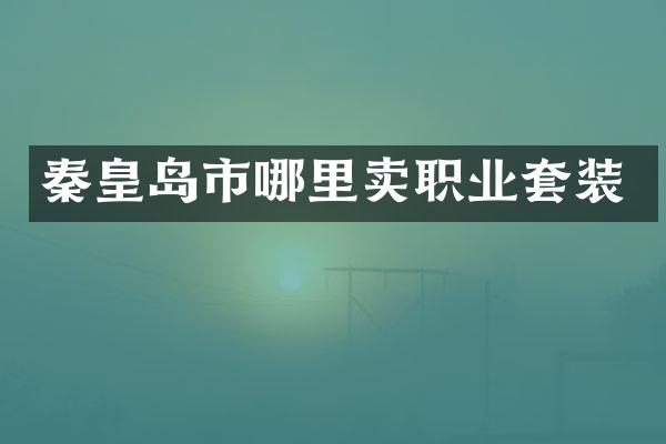 秦皇岛市哪里卖职业套装