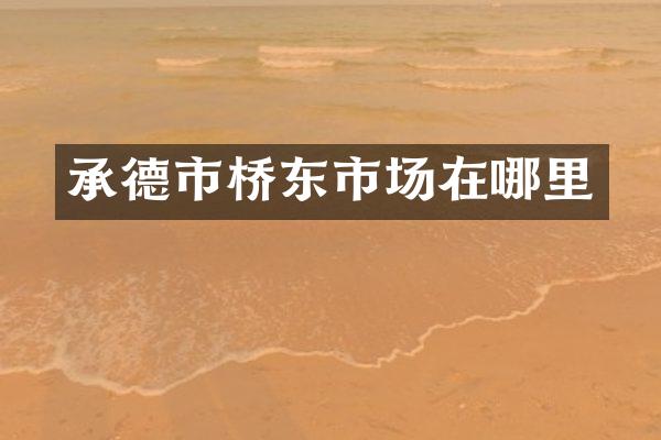 承德市桥东市场在哪里