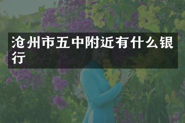 沧州市五中附近有什么银行