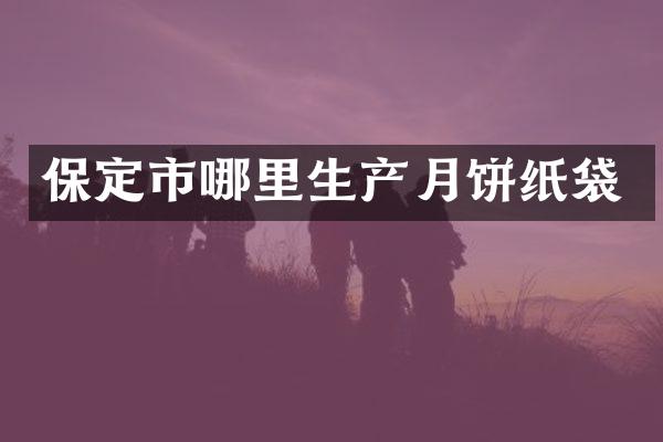 保定市哪里生产月饼纸袋