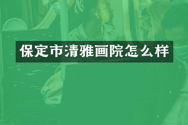 保定市清雅画院怎么样