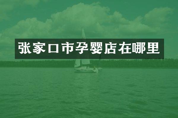 张家口市孕婴店在哪里