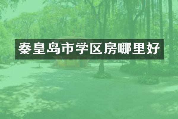 秦皇岛市学区房哪里好