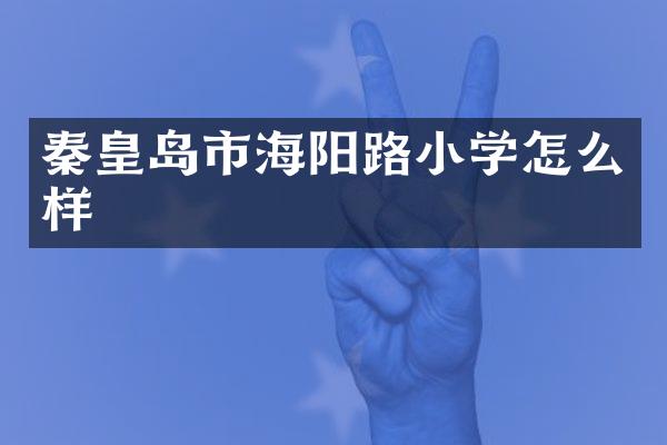 秦皇岛市海阳路小学怎么样