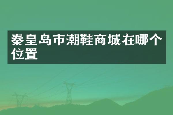 秦皇岛市潮鞋商城在哪个位置
