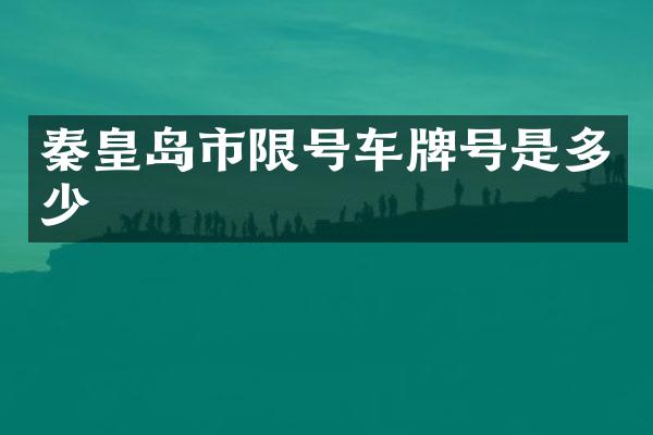 秦皇岛市限号车牌号是多少