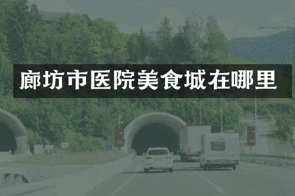 廊坊市医院美食城在哪里