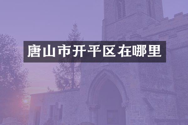 唐山市开平区在哪里