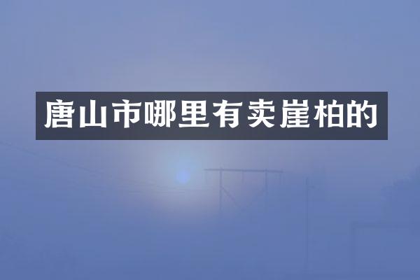 唐山市哪里有卖崖柏的